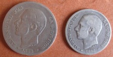 Espagne pièces argent d'occasion  Montpellier-