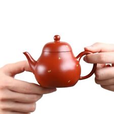 Chaleira chinesa de argila roxa de pequena capacidade Yixing 120 ml feita à mão, usado comprar usado  Enviando para Brazil