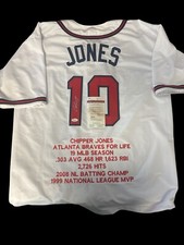 Maglia chipper jones usato  Spedire a Italy
