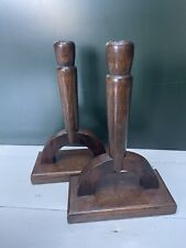 Pair vintage wooden for sale  SOUTHEND-ON-SEA