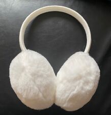 White fluffy earmuffs for sale  BRISTOL