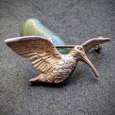 Jugendstil vogel brosche gebraucht kaufen  München