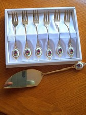 Cake slice forks for sale  GILLINGHAM