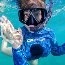 Máscara de mergulho conjunto de mergulho snorkel saia de silicone quatro lentes comprar usado  Enviando para Brazil