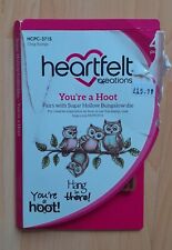 Heartfelt creations hoot for sale  ELLESMERE PORT