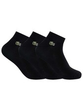 Meias baixas masculinas Lacoste pacote com 3, pretas comprar usado  Enviando para Brazil