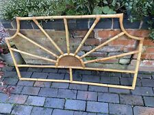 Vintage bamboo headboard for sale  RUGELEY