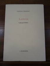Lettres jacques kober d'occasion  Caen