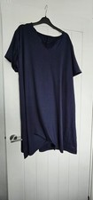 Navy blue scalloped for sale  SKELMERSDALE