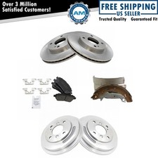 Pastilhas de freio a disco dianteiras e traseiras de cerâmica rotores sapatos e kit de bateria para Fiesta comprar usado  Enviando para Brazil