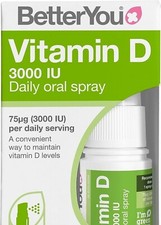 BetterYou D 3000UI (75mg) de vitamina D spray oral 15ml hortelã-pimenta natural UK Sto comprar usado  Enviando para Brazil