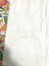 Vintage embroidered white for sale  SHOREHAM-BY-SEA