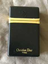 Caixa de cigarro vintage Christian Dior preta e dourada - 10x6cm, usado comprar usado  Enviando para Brazil