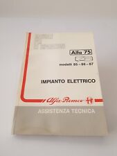 Manuale officina alfa usato  Novara