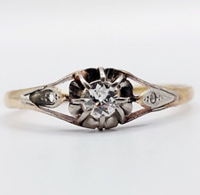 Bague solitaire antique d'occasion  Paris II