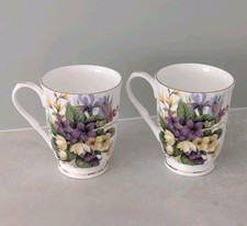 Two floral bone for sale  REIGATE