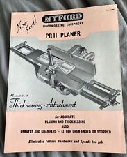 Myford woodworking equipment for sale  CHICHESTER