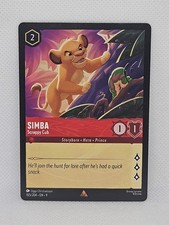 2025 Disney Lorcana TCG Fabled #105 Simba - Scrappy Cub raro comprar usado 2025 Disney Lorcana TCG Fabled #105 Simba - Scrappy Cub raro comprar usado  Enviando para Brazil