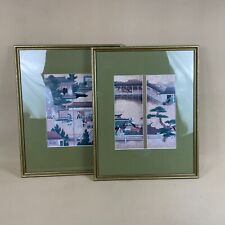 Oriental artwork pair for sale  FAREHAM