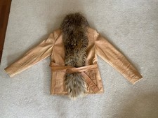 Brown leather jacket for sale  HULL