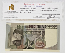 Italia repubblica banconota usato  Vittoria