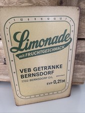 Blechschild ddr limonade gebraucht kaufen  Duisburg