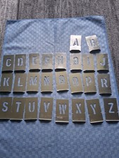 Schablonen alphabet komplett gebraucht kaufen  Eberswalde