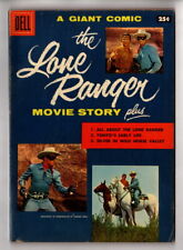 Quadrinhos Lone Ranger Movie Story, Dell Giant #1, 1956, Vintage Dell, GRAU SUPERIOR , usado comprar usado  Enviando para Brazil
