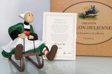 Figurine bécassine luge d'occasion  France