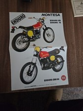 Werbeblatt motorrad montesa gebraucht kaufen  Wolfsburg