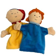 Caillou And Rosie PBS Raro Vintage Pelúcia Fantoches de Mão Par Pré-escolar Excelente Estado Usado, usado comprar usado  Enviando para Brazil