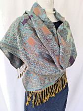Pure cashmere paisley for sale  WESTBURY