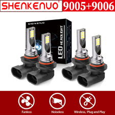 Lâmpadas de farol de LED brancas feixe alto/baixo 9005 9006 4x para Honda Accord 2003-2007 comprar usado  Enviando para Brazil