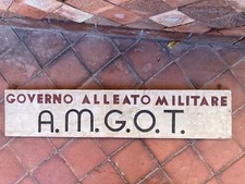 Insegna legno a.m.g.o.t. usato  Aci Castello