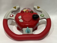 Interactive Driving Wheel Portable Pretend Play Toy 12" Battat Geared to Steer comprar usado  Enviando para Brazil