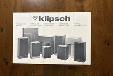 Klipsch speaker instruction for sale  Westchester
