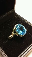 Silberring schweizblauer topas gebraucht kaufen  Untersteinach