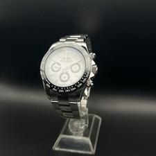 Seiko cronógrafo 40mm relógio mod personalizado panda branco aço inoxidável ostra esportes comprar usado Seiko cronógrafo 40mm relógio mod personalizado panda branco aço inoxidável ostra esportes comprar usado  Enviando para Brazil