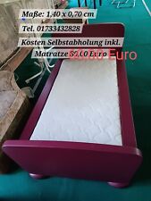 Kinderbett 70x140 matratze gebraucht kaufen  Riesa-Umland