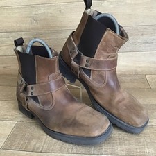 Mens brown leather for sale  DERBY