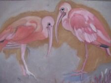 Simon Albert Bussy. Ibises. Antyk obraz. Sztuka angielska, francuska. na sprzedaż  PL