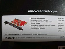Inateck usb pci for sale  SANDHURST