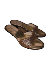 Ciabatte tacco glitter usato  Loreto Aprutino