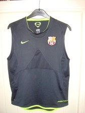 CAMISA DE FUTEBOL BARCELONA NIKE COLETE DE TREINAMENTO TOP - 2006/07 - ADULTO MÉDIO -F52, usado comprar usado  Enviando para Brazil