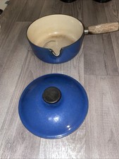 Vintage creuset blue for sale  NEWTON-LE-WILLOWS