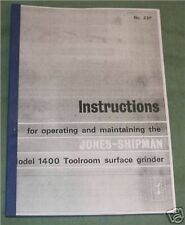 Jones shipman 1400 for sale  MANSFIELD