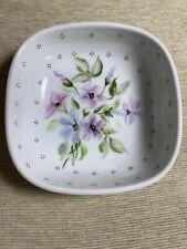 Piattino decorato mano usato  Crema