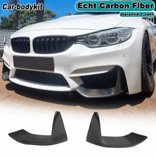 Carbon Splitter Flaps Front Spoiler Lippe Passt für BMW F80 M3 F82 F83 M4 14-19 comprar usado  Enviando para Brazil