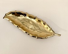 Piattino ottone foglia usato  Cerea