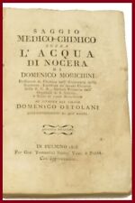 Libro antico acqua usato  Biella